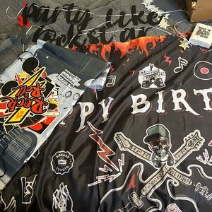 Rockstar Themed Birthday Decor